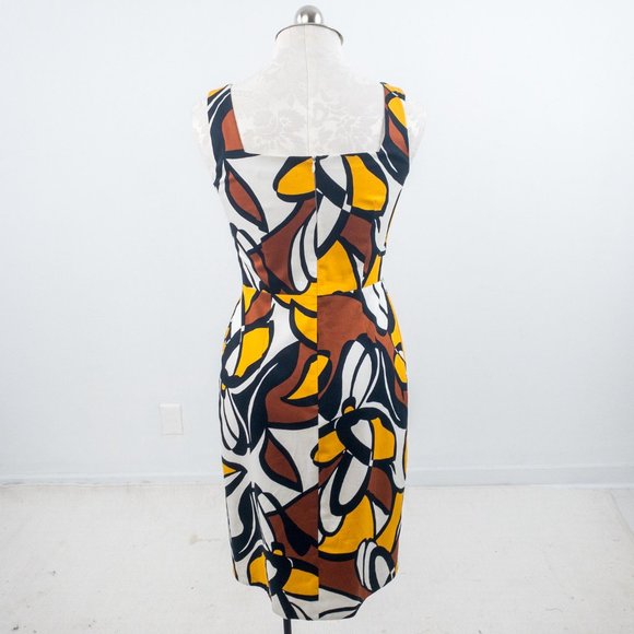 David Meister 4 Pucci-Style Print Sheath Dress - Picture 7 of 13